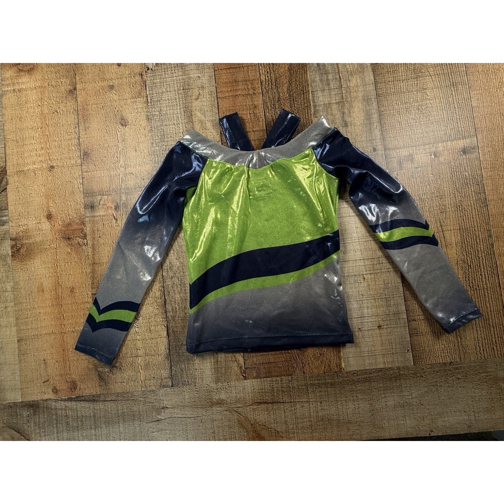 Champion UltraFuse Seattle Seahawks Youth XXS Cheer Uniform Top Metallic - Picture 4 of 6